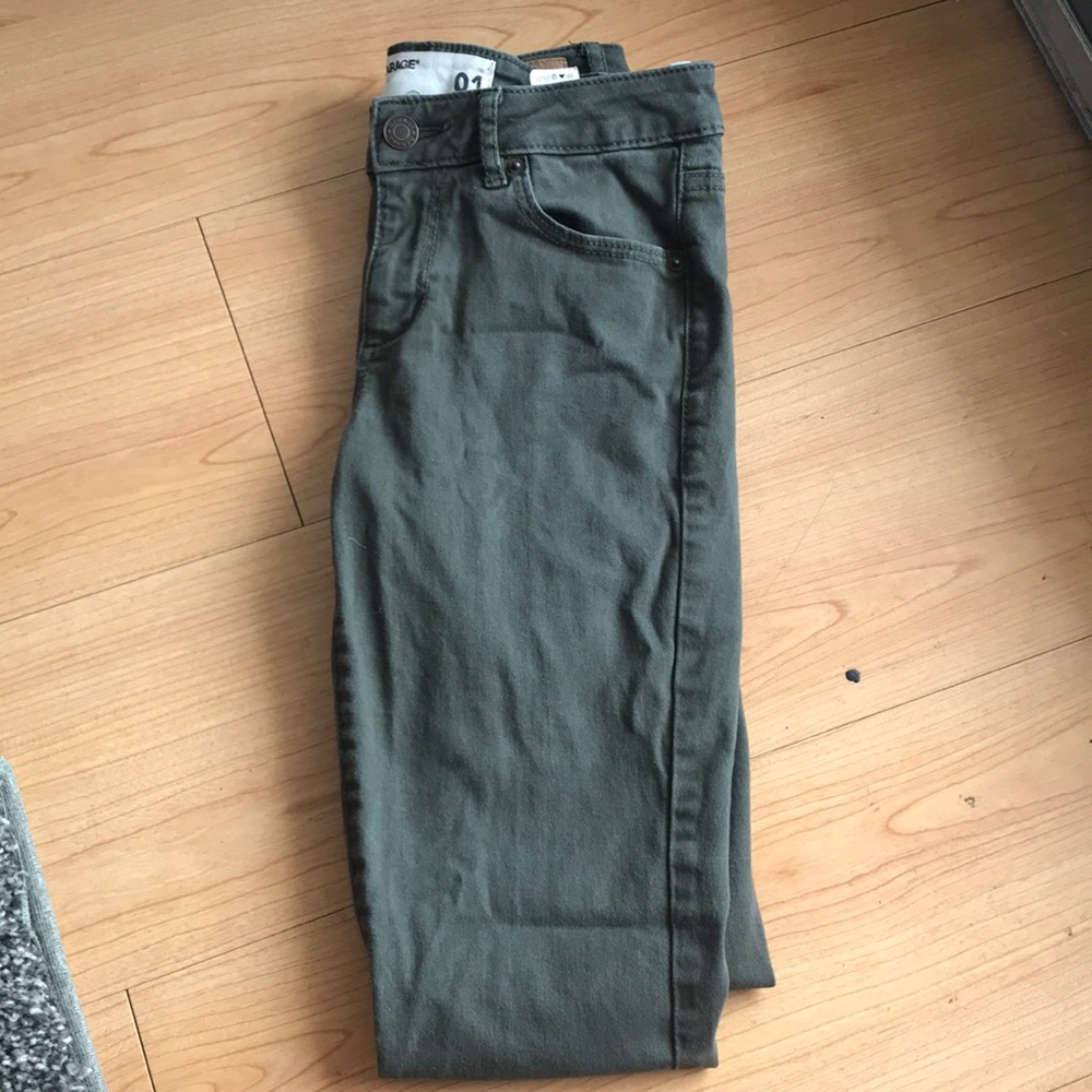 Garage green pants